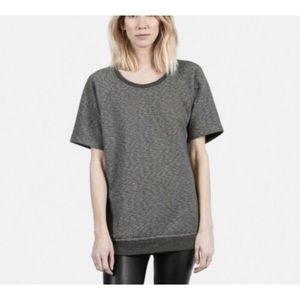 Everlane The Tunic Short Sleeve Sweatshirt Medium